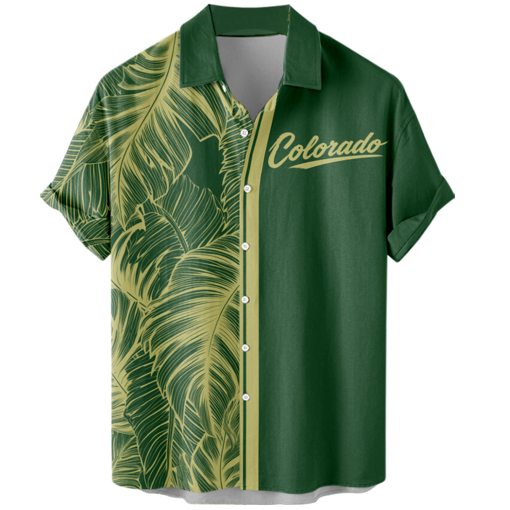Palm Mist Rayon Hawaiian Shirt